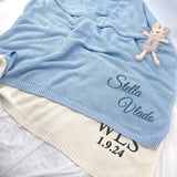 Personalized Knit Baby Blanket — 1 - Name — image 4