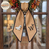 Halloween Personalized Wreath Sash — image 5
