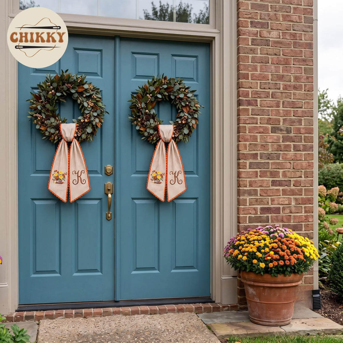 Halloween Personalized Wreath Sash — image 3