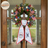 Patriotic Personalized Wreath Sash — 3 - American Flag — image 4
