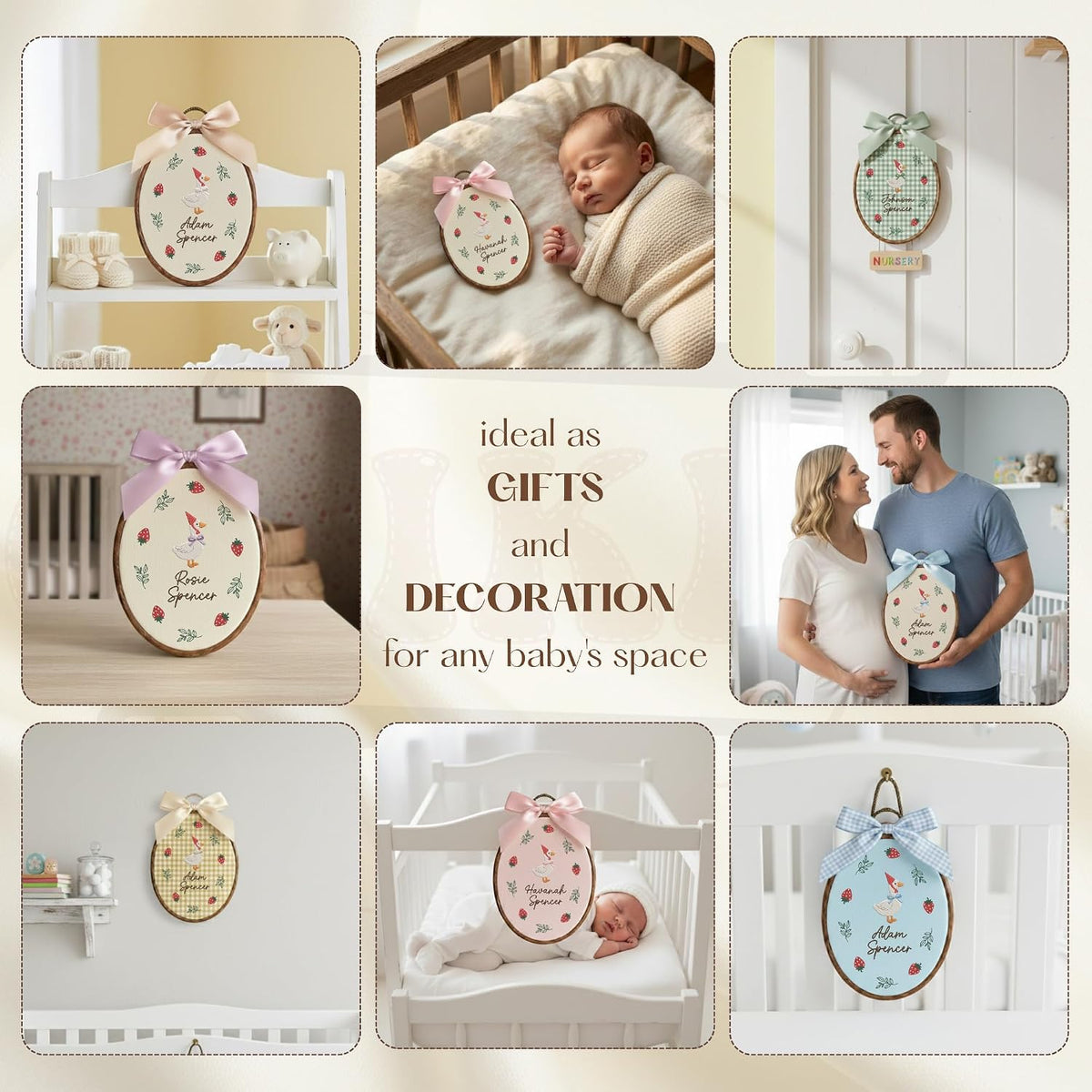 Personalized Embroidered Baby Name Hoop — 15 — image 7