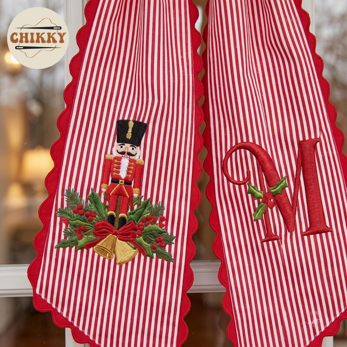 Christmas Personalized Wreath Sash — image 4
