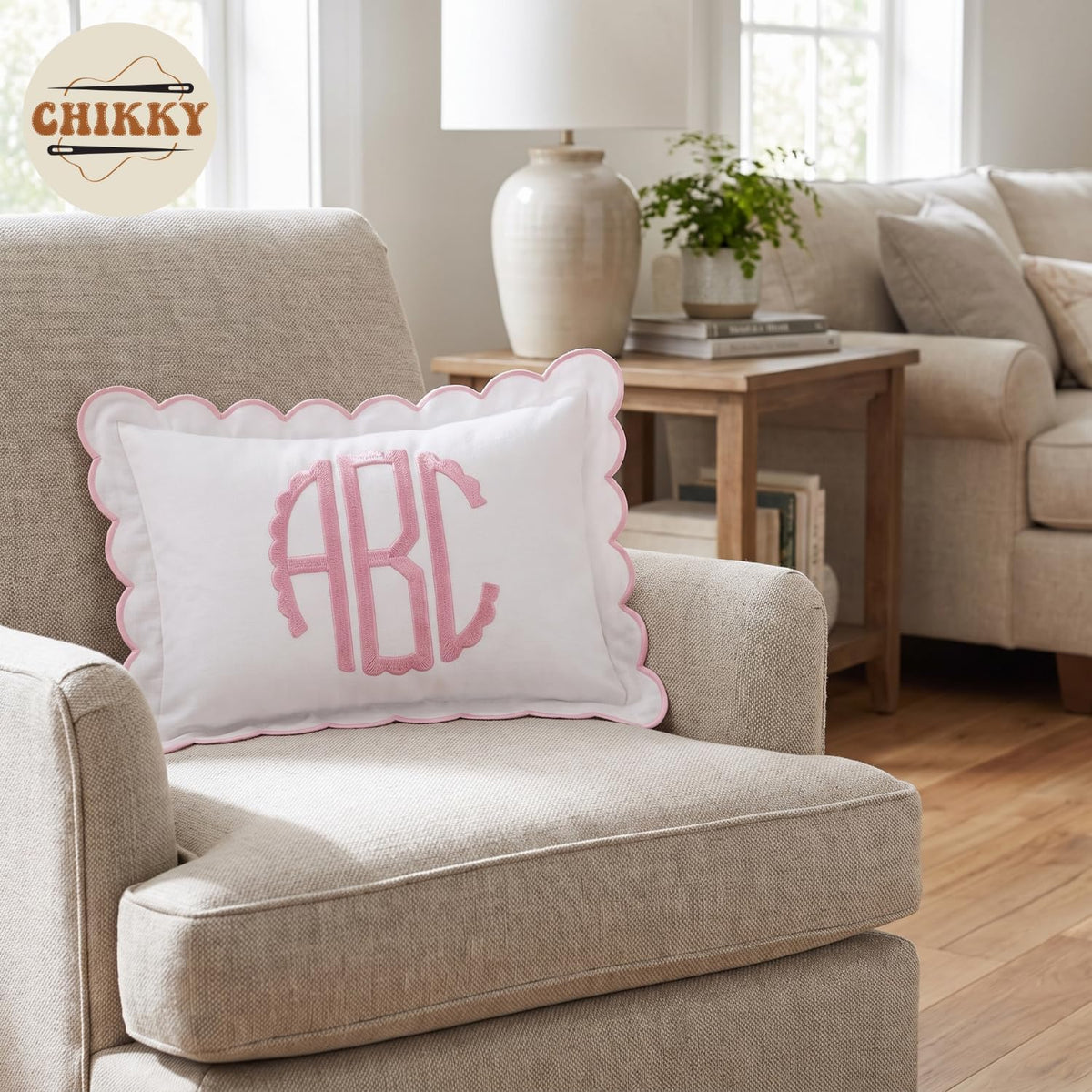 Personalized Embroidered Pillow Cover — image 5