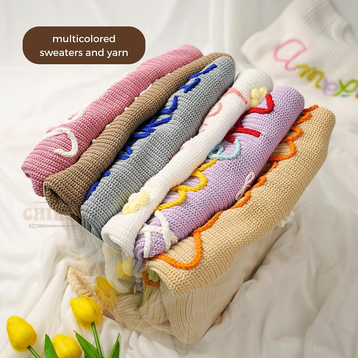 Personalized Baby Name Sweater — image 3