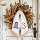 Halloween Personalized Wreath Sash — image 2