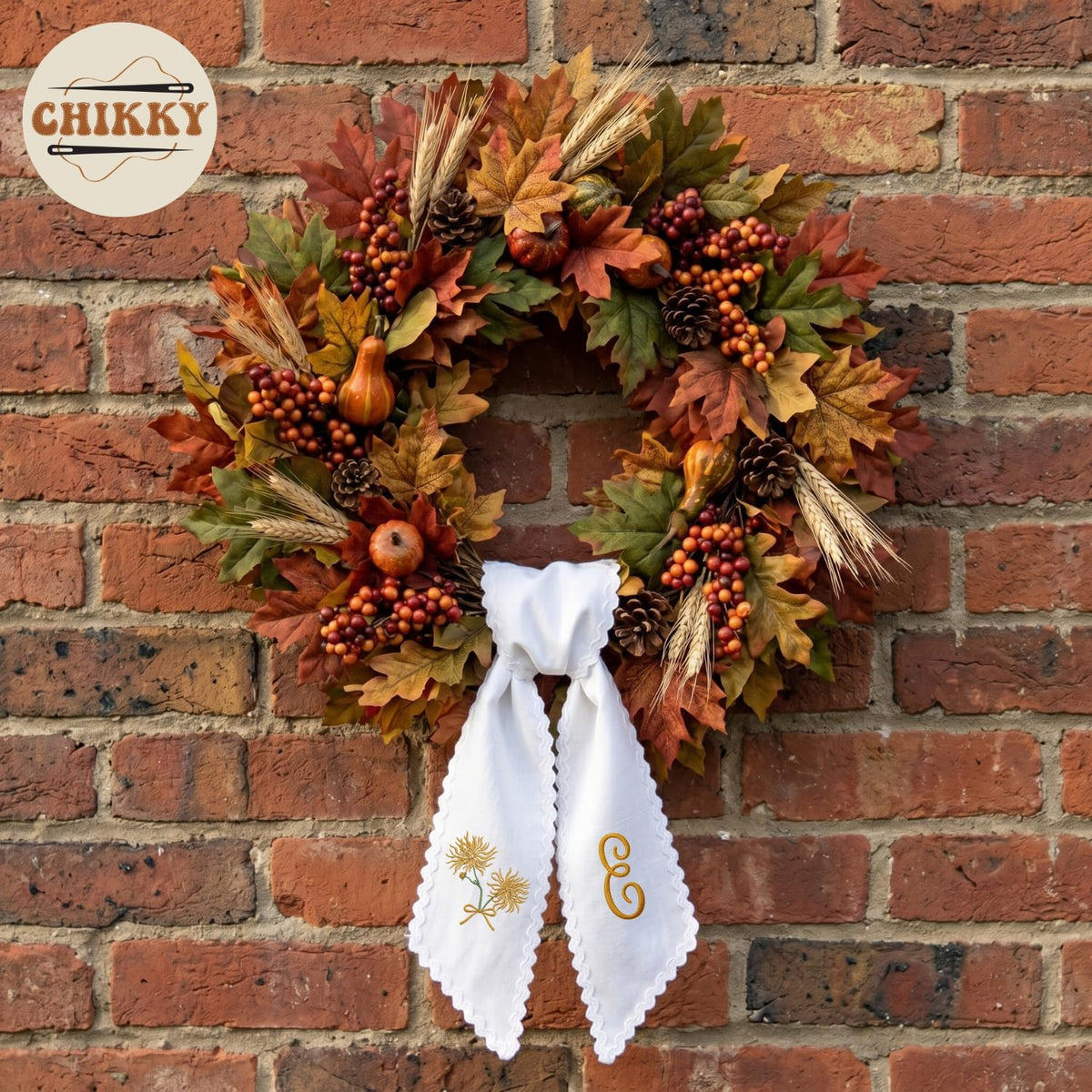 Christmas Personalized Wreath Sash — 21 — image 3