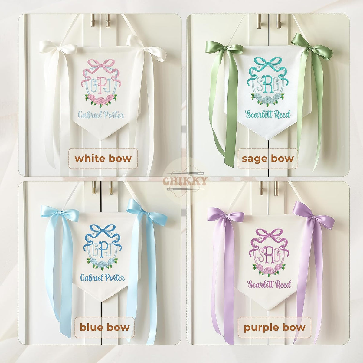 Personalized Embroidered Baby Name Banner — 11 — image 6