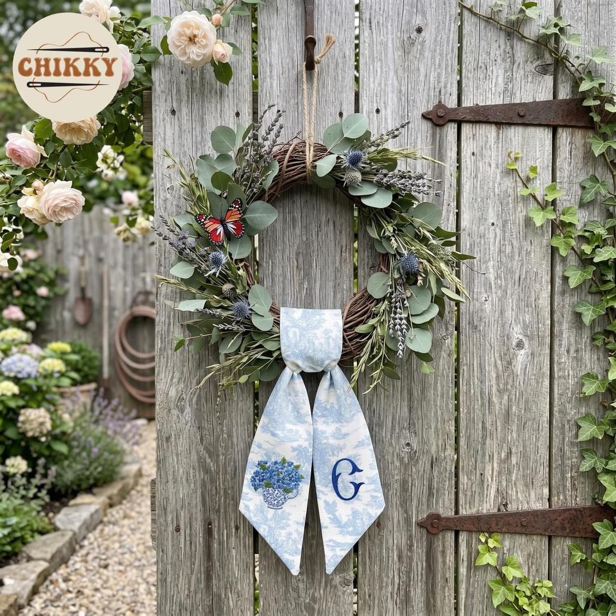 Christmas Personalized Wreath Sash — image 6