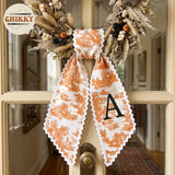 Halloween Personalized Wreath Sash — image 3