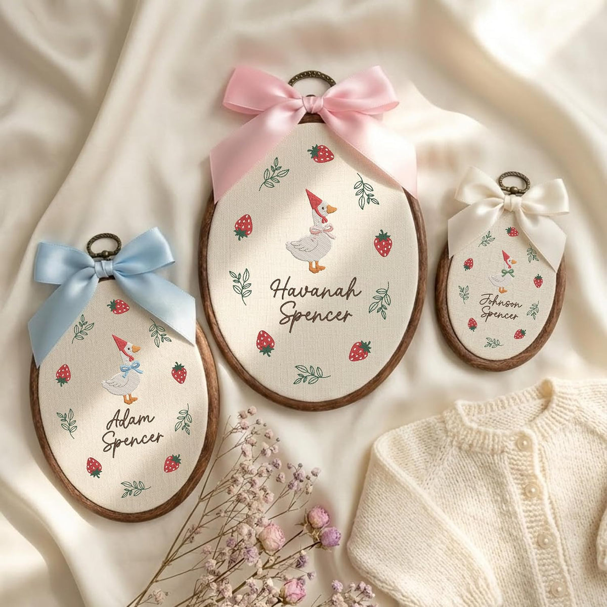 Personalized Embroidered Baby Name Hoop — 15 — image 2