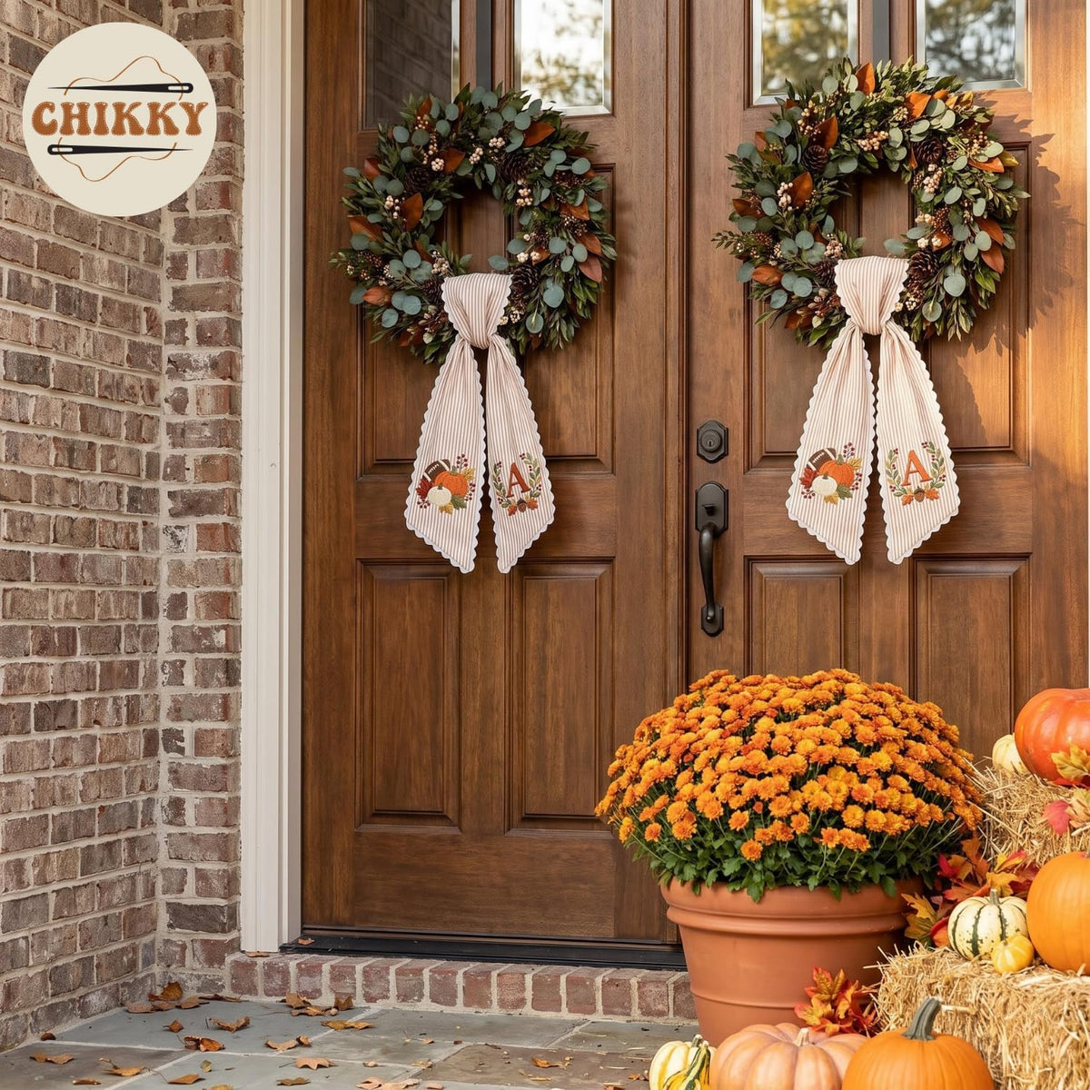 Halloween Personalized Wreath Sash — image 4