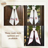Patriotic Personalized Wreath Sash — 7-250th 4th of July — image 7