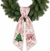 Christmas Personalized Wreath Sash