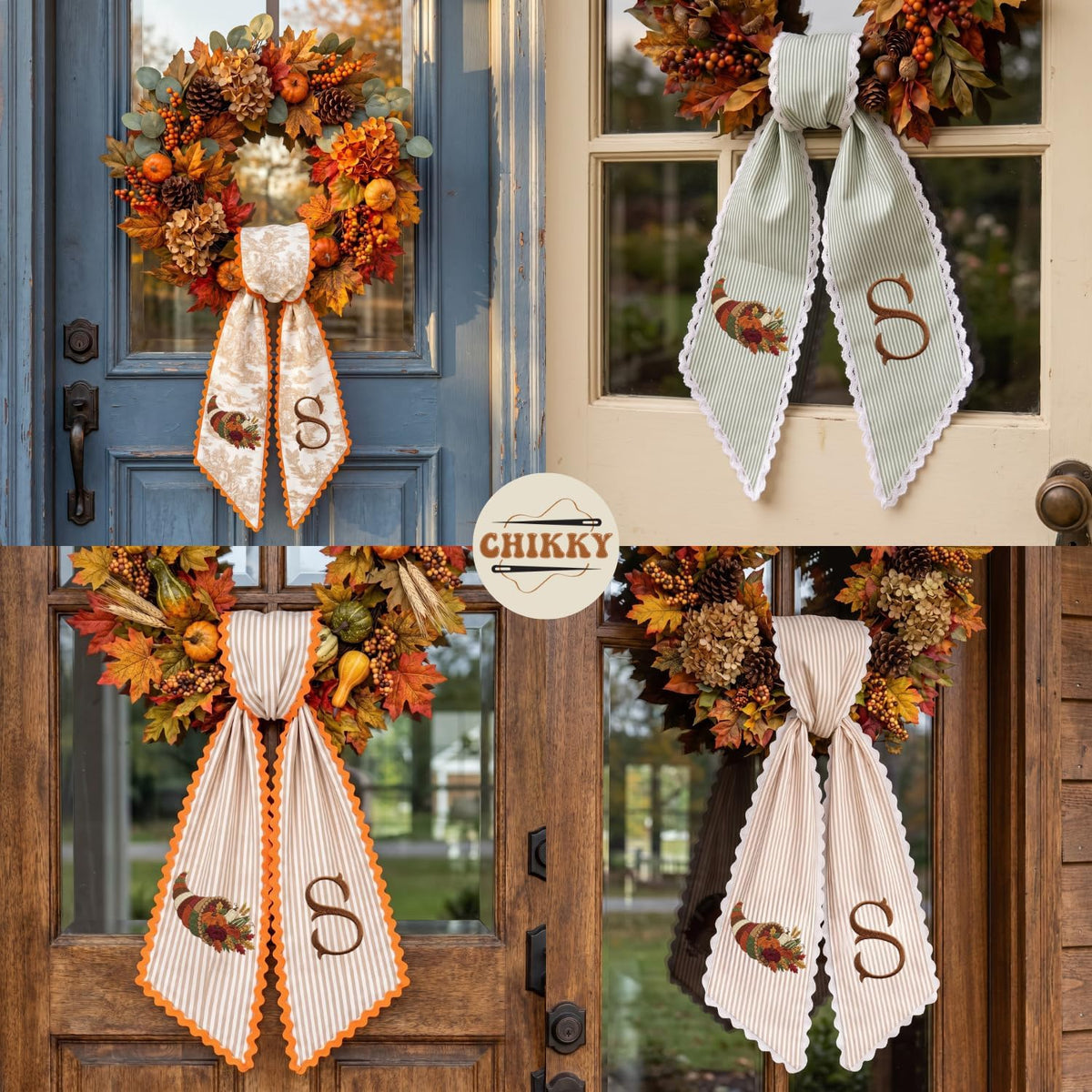 Autumn Personalized Wreath Sash — image 6