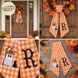 Halloween Personalized Wreath Sash — image 5