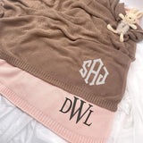 Personalized Knit Baby Blanket — 9 - Monogram — image 5
