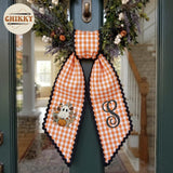 Halloween Personalized Wreath Sash — image 6