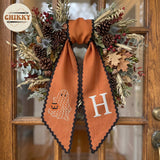 Halloween Personalized Wreath Sash — image 2