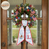 Monogram Personalized Wreath Sash — 10 - USA Dog — image 5