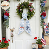 Patriotic Personalized Wreath Sash — 5 - USA Flag — image 3