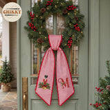 Christmas Personalized Wreath Sash — image 2