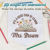 Personalized Embroidered Teacher Banner — 4 — image 5
