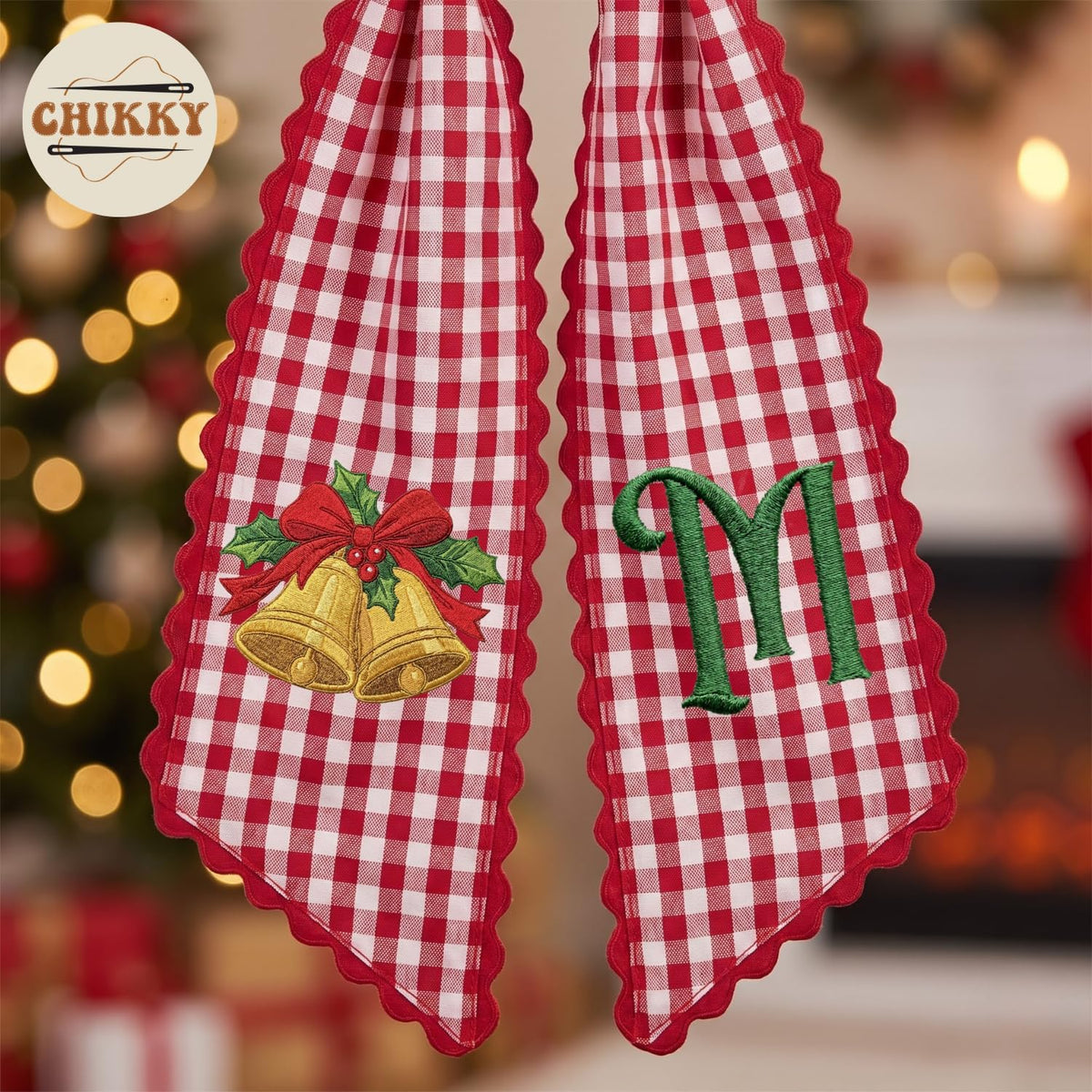 Christmas Personalized Wreath Sash — image 4