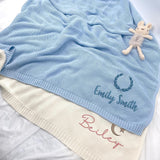 Personalized Knit Baby Blanket — 2 - Pattern — image 2
