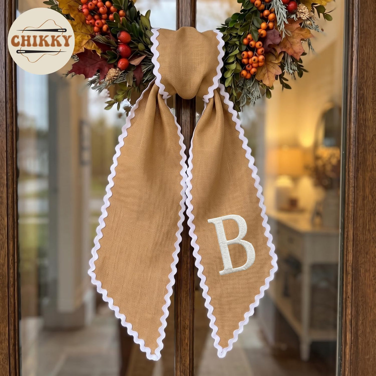 Autumn Personalized Wreath Sash — image 6