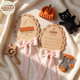 Personalized Wooden Birth Announcement Sign — image 2