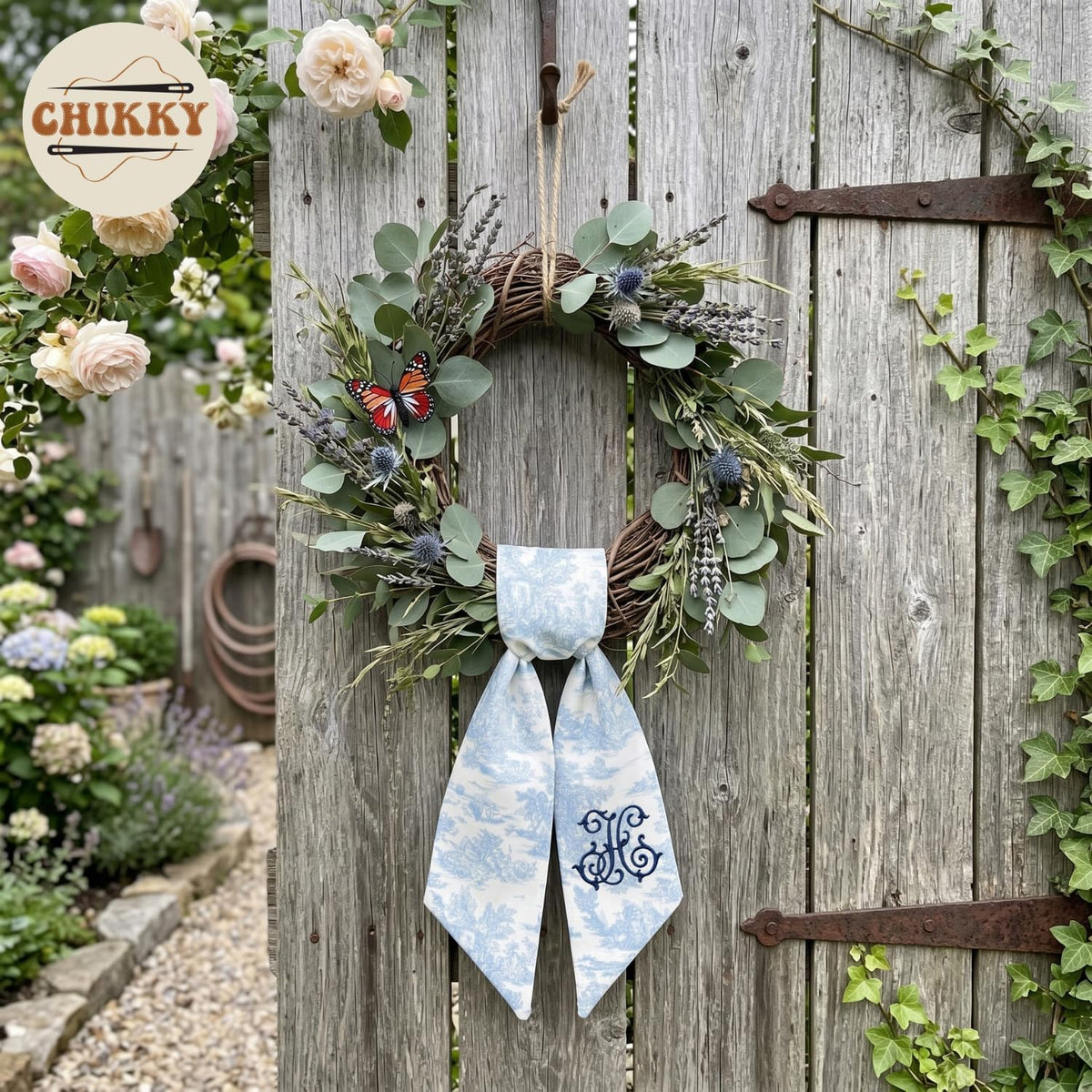Christmas Personalized Wreath Sash — image 7