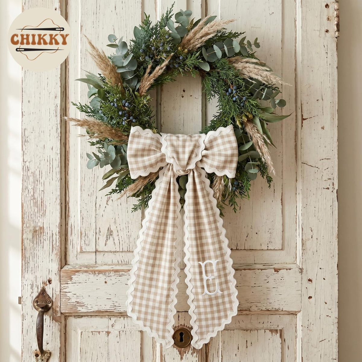 Christmas Personalized Wreath Sash — image 6