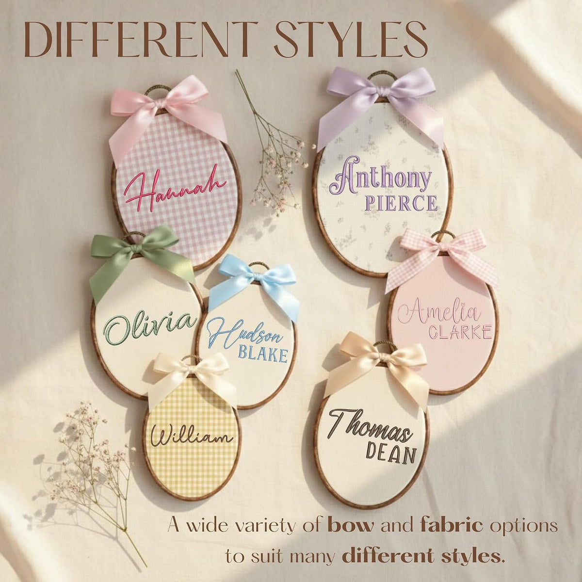 Personalized Embroidered Baby Name Hoop — 5 — image 5