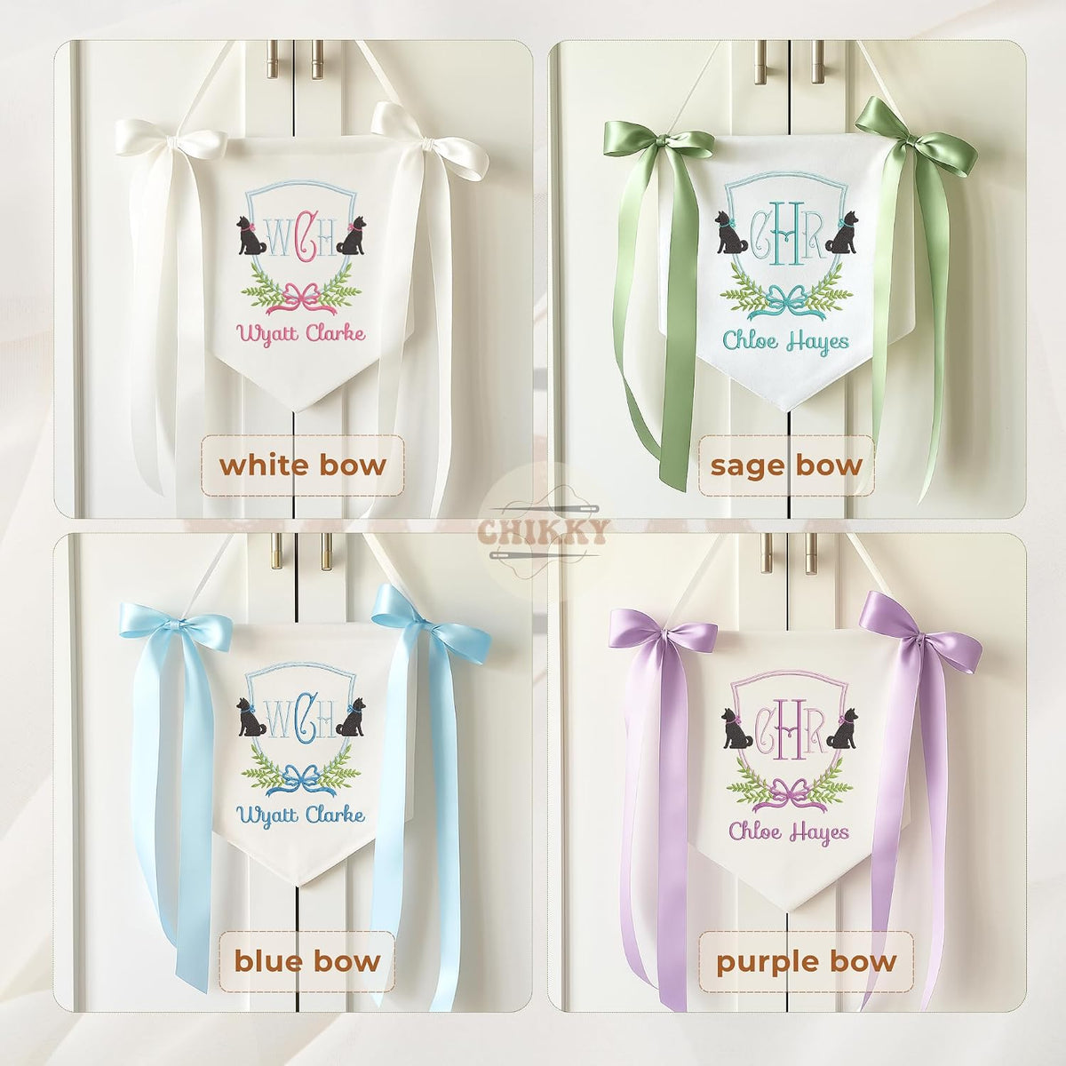 Personalized Embroidered Baby Name Banner — 12 — image 6