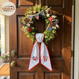 Patriotic Personalized Wreath Sash — 11 - USA Flag Flowers — image 5
