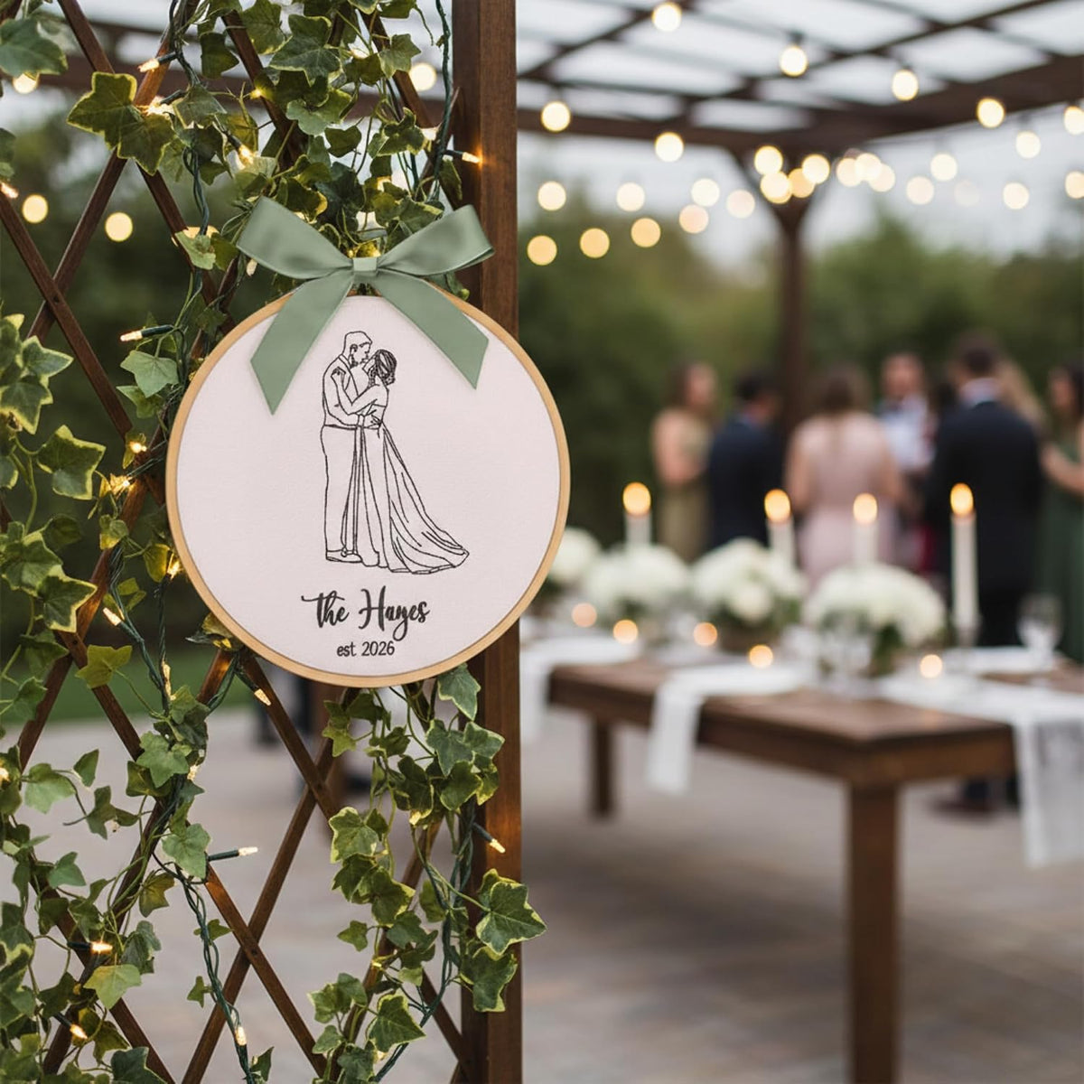 Personalized Embroidered Baby Name Hoop — 15 - custom photo — image 4