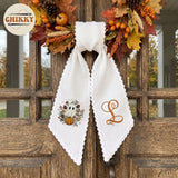 Halloween Personalized Wreath Sash — image 2