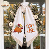 Halloween Personalized Wreath Sash — image 2