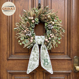 Monogram Personalized Wreath Sash — 3 - Big Initial — image 4