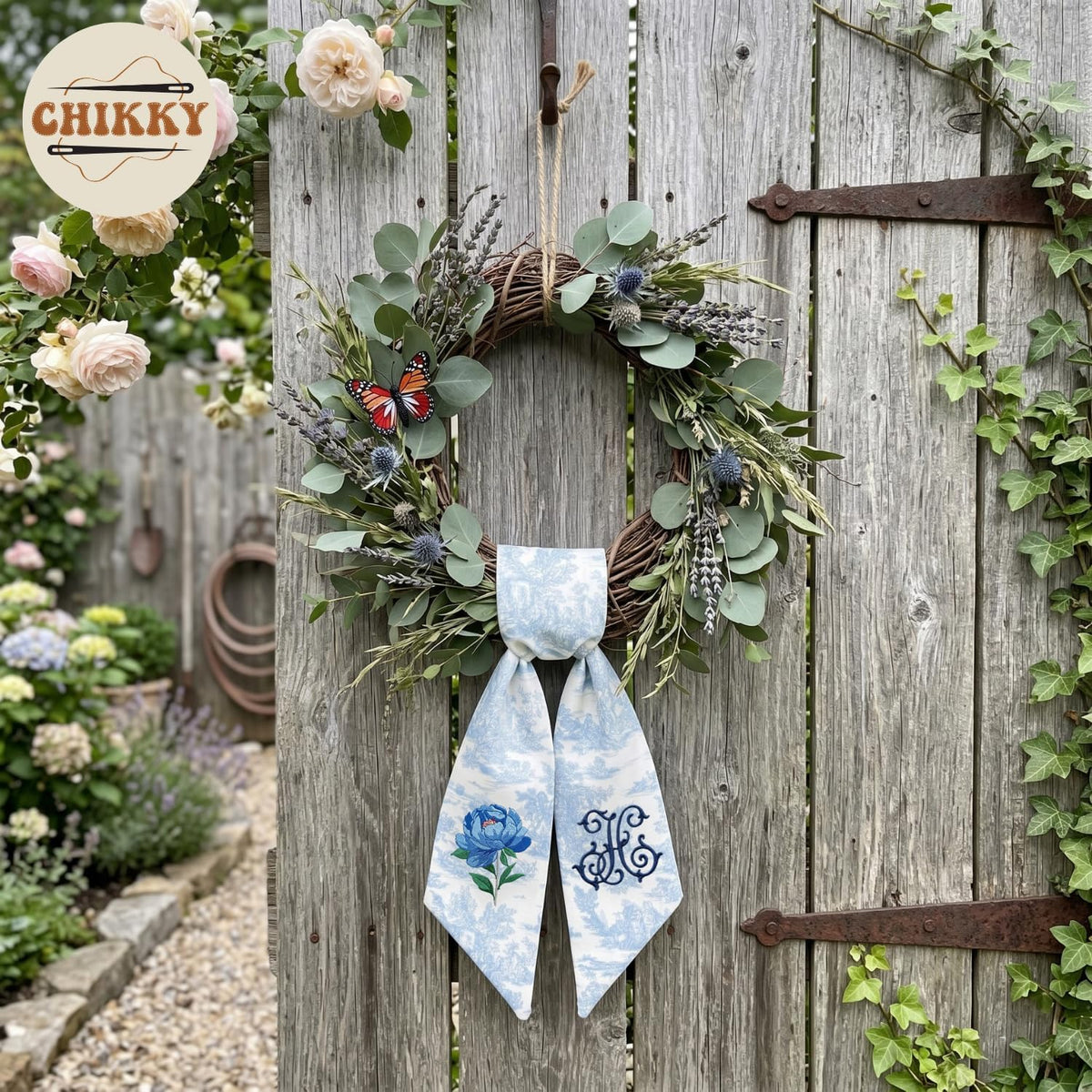 Christmas Personalized Wreath Sash — image 7