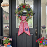 Monogram Personalized Wreath Sash — 10 - Monogram — image 3