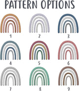 Personalized Knit Baby Blanket — 4 - Rainbow — image 5