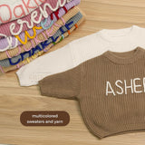 Personalized Baby Name Sweater — image 3