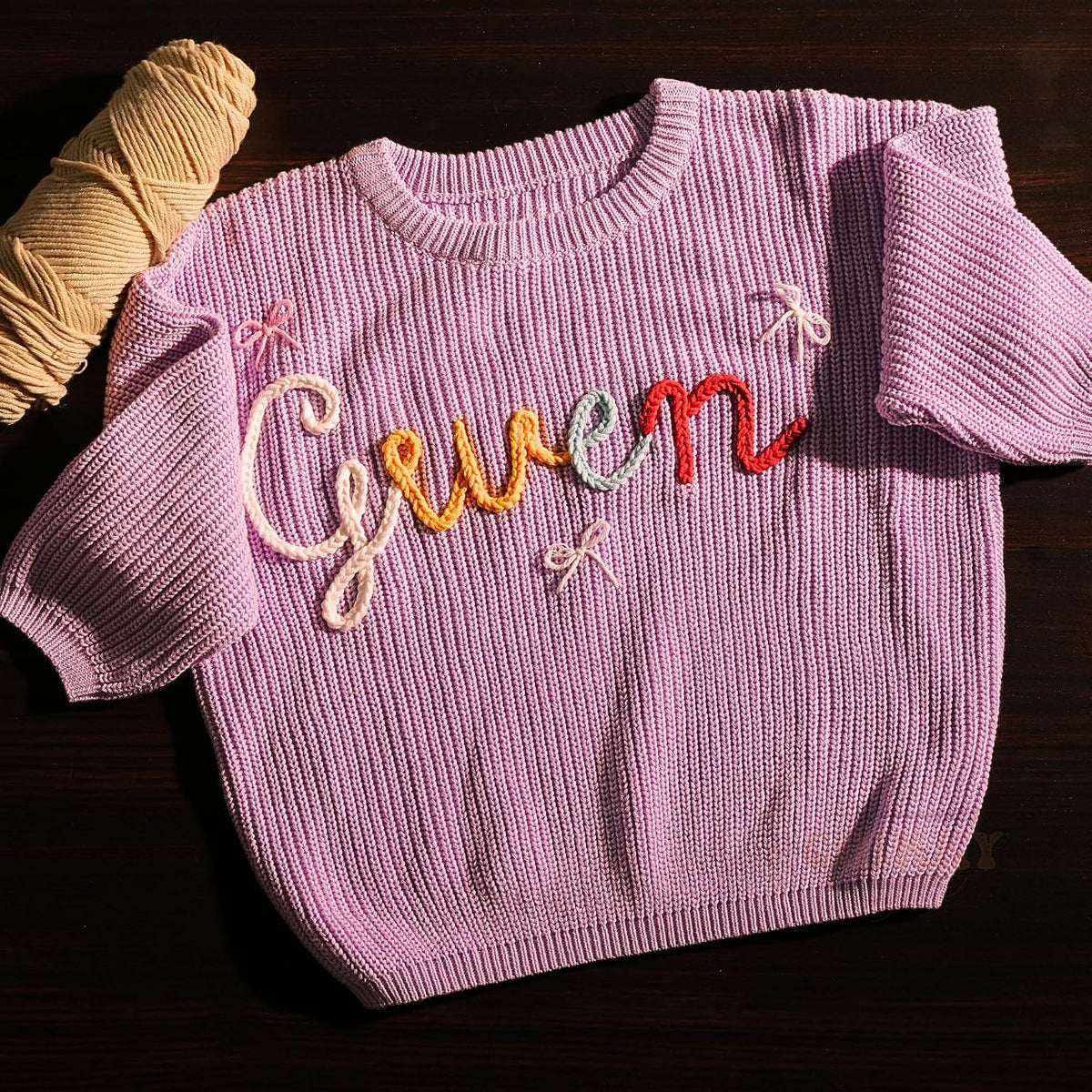 Personalized Baby Name Sweater — image 4