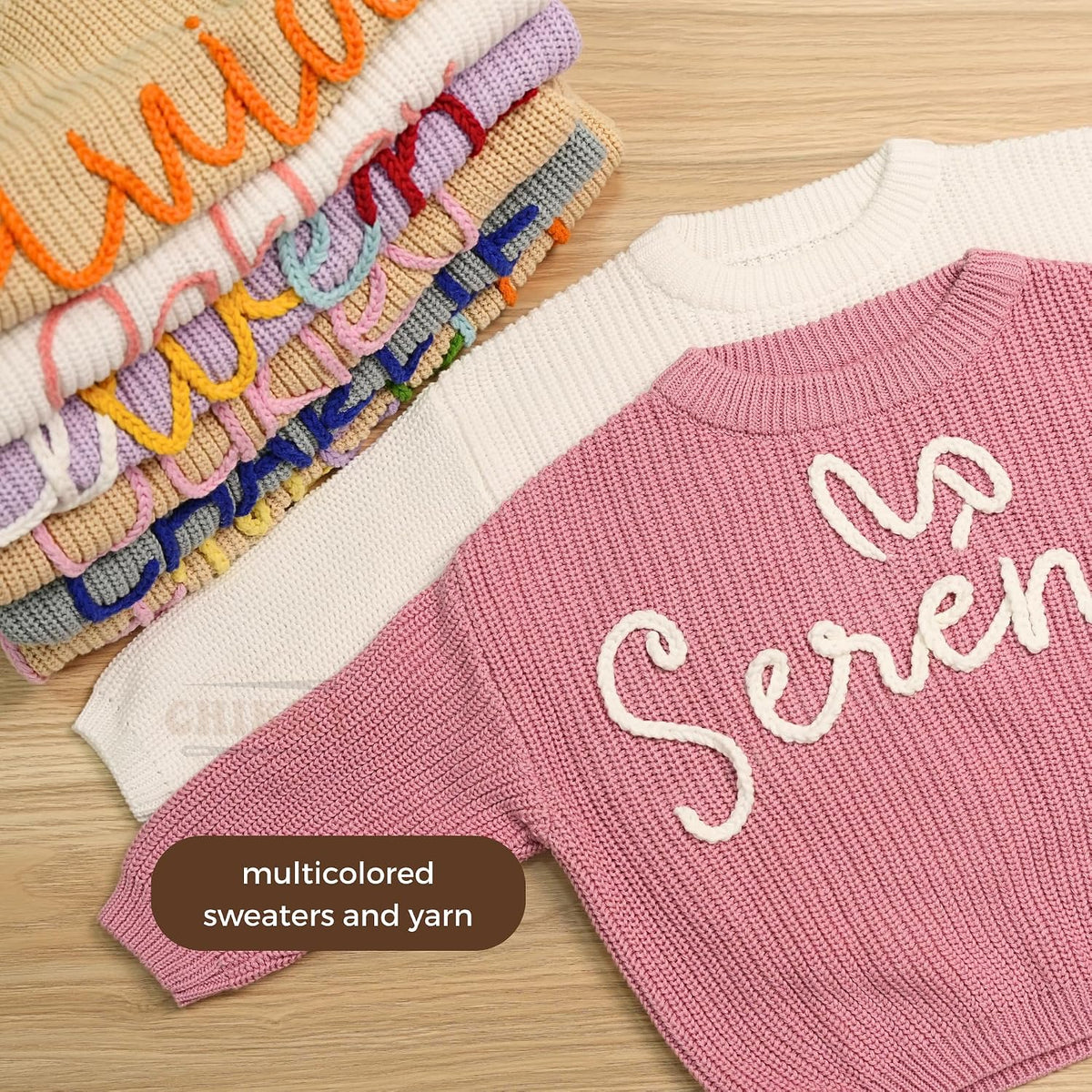 Personalized Baby Name Sweater — image 3
