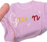 Personalized Baby Name Sweater