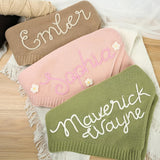Personalized Knit Baby Blanket — 3 — image 5