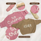 Personalized Baby Name & Monogram Sweater — image 2